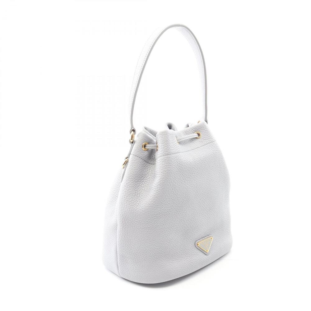 Prada Handbag Bag Purple Bucket Leather